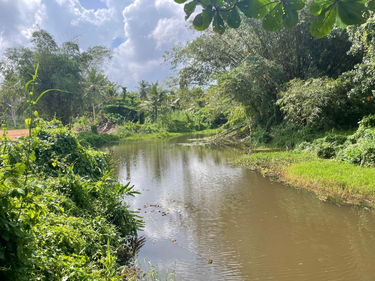 On The River Land for Sale In Beruwala - 3 Across - 150,000 Per Perch